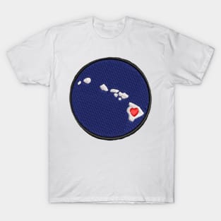 Hawaiian Islands Love Patch T-Shirt